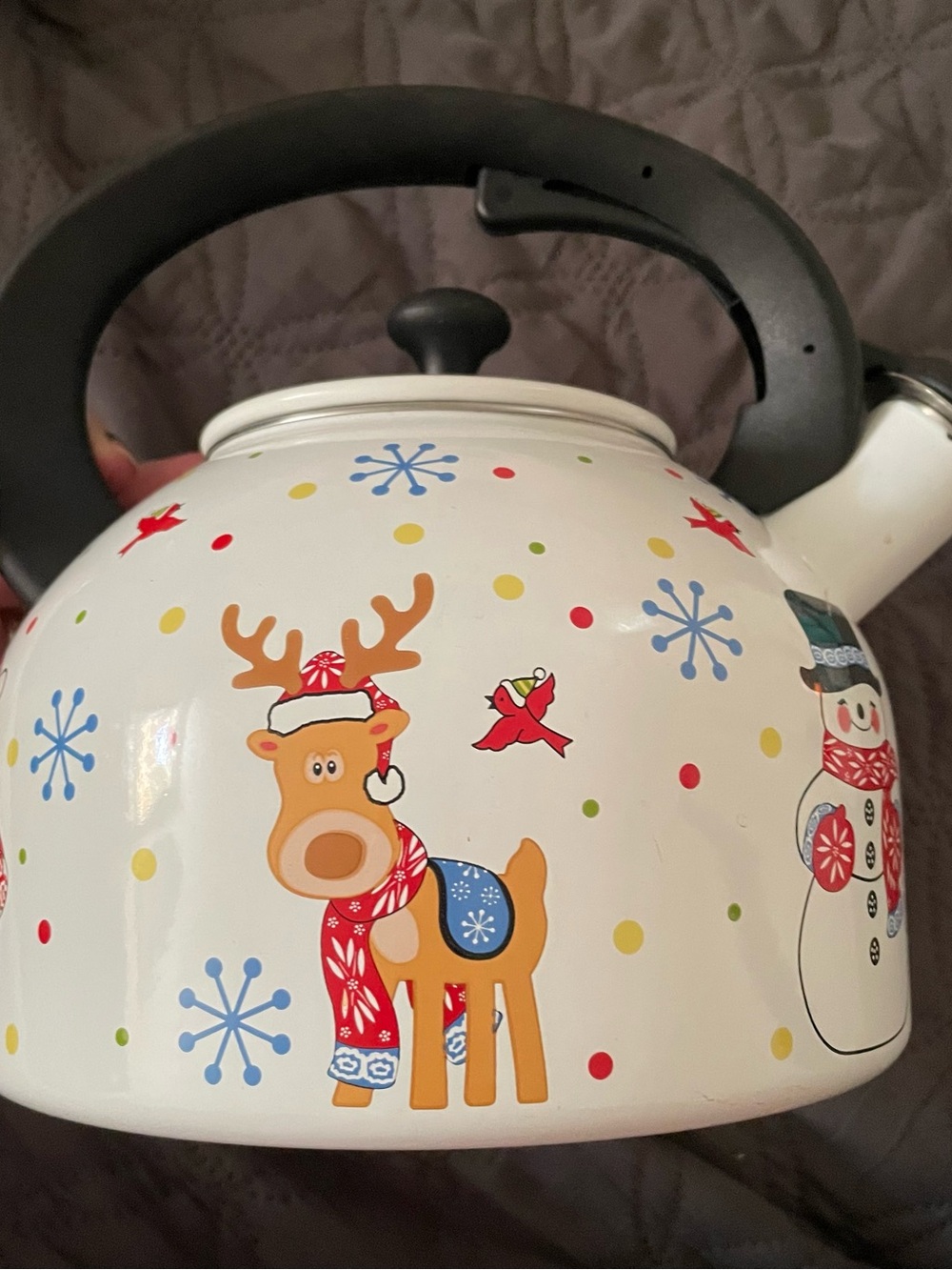 Temptations by Tara Holiday Tea Kettle